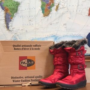 PAJAR Red Boots Size 39